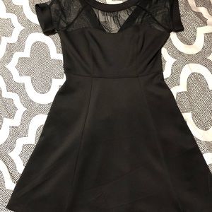 Black short cocktail dress